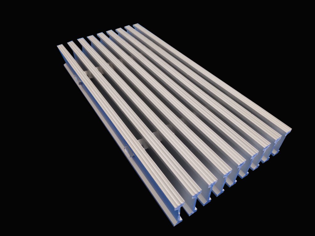 Aluminum I-Bar grating